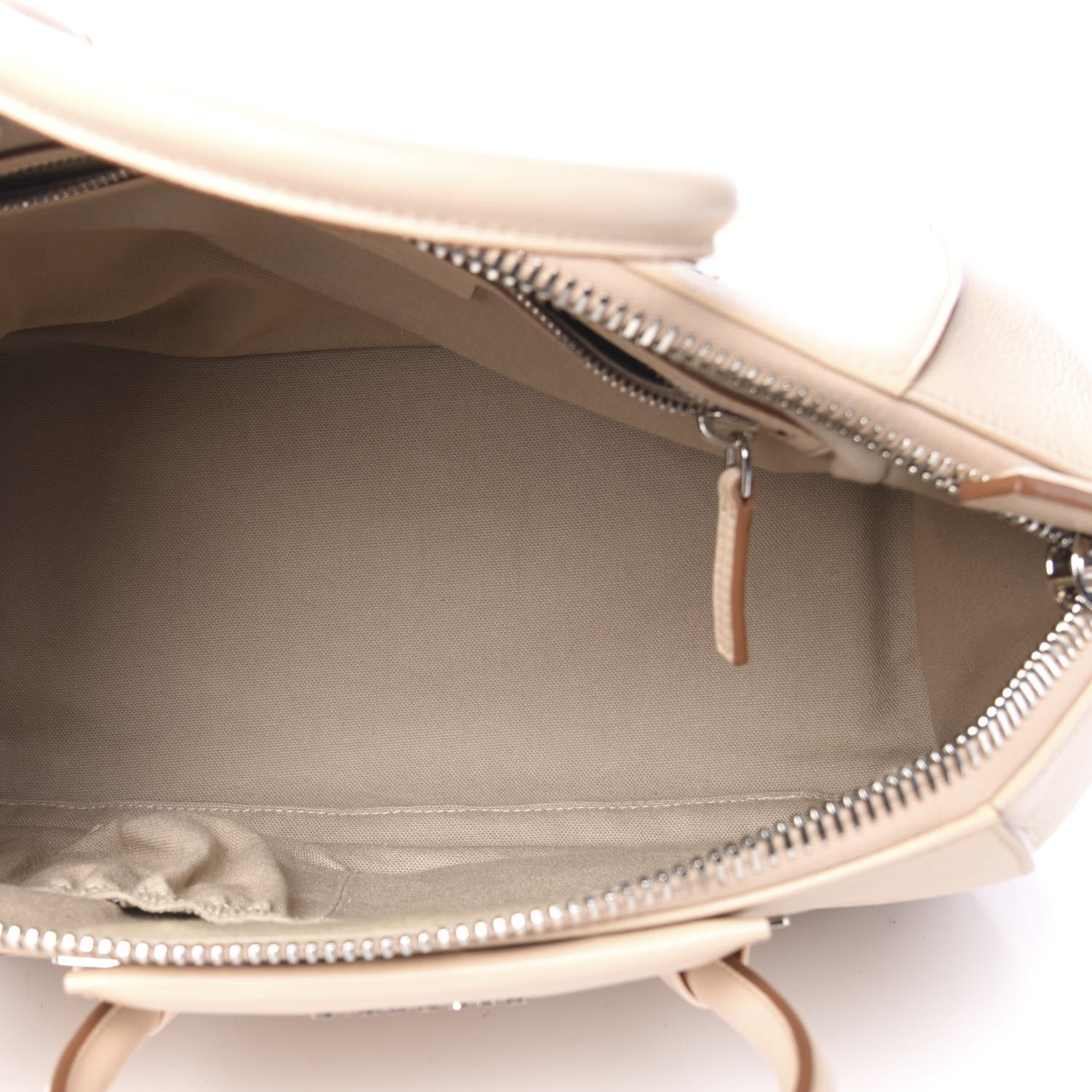 Givenchy Calfskin Plexiglass Medium Antigona Light Beige 4 of 9