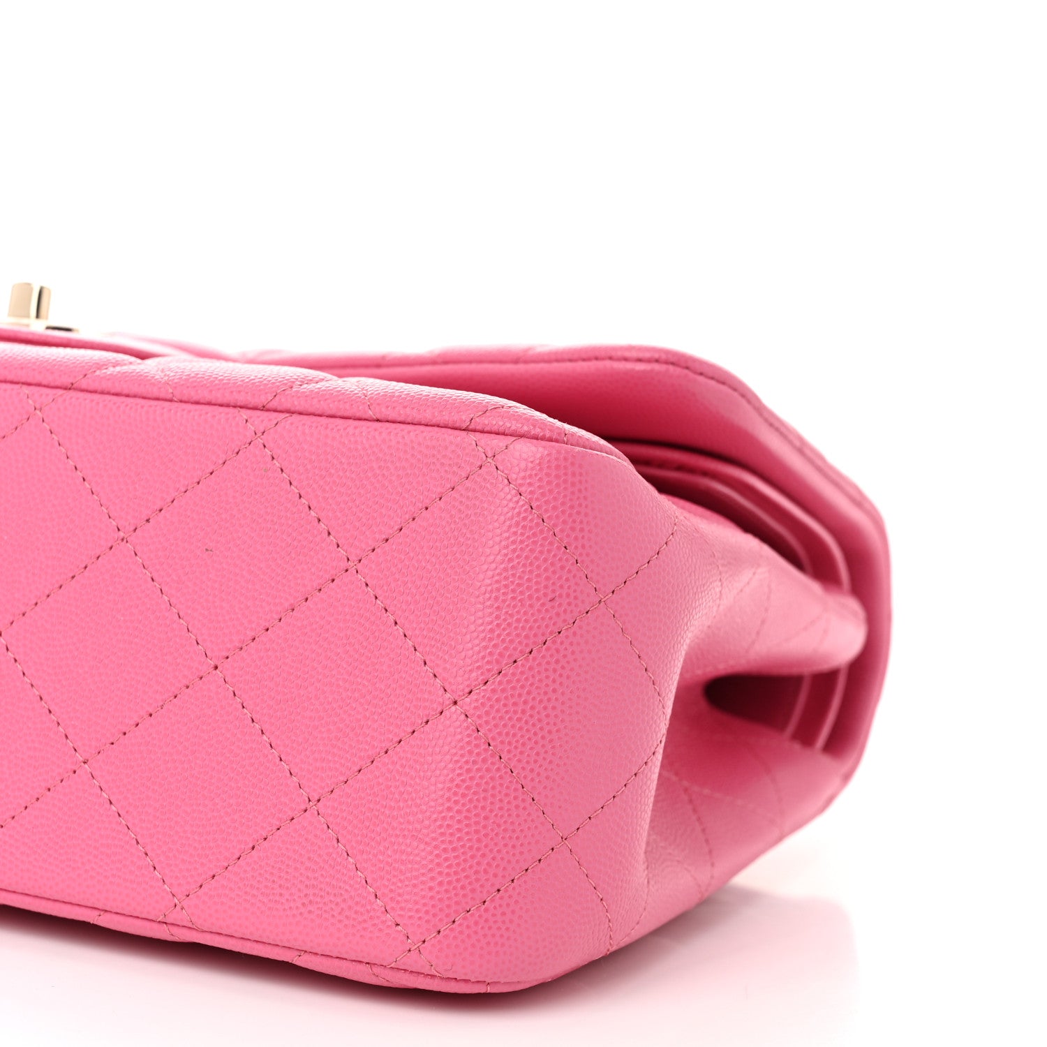 Chanel Caviar Quilted Jumbo Double Flap Pink 10 of 12
