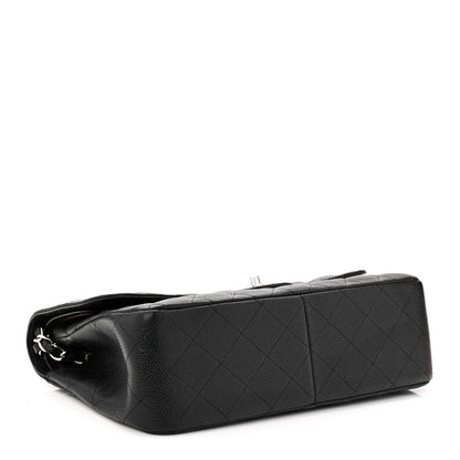 Chanel Caviar Quilted Jumbo Double Flap Black 4 of 10