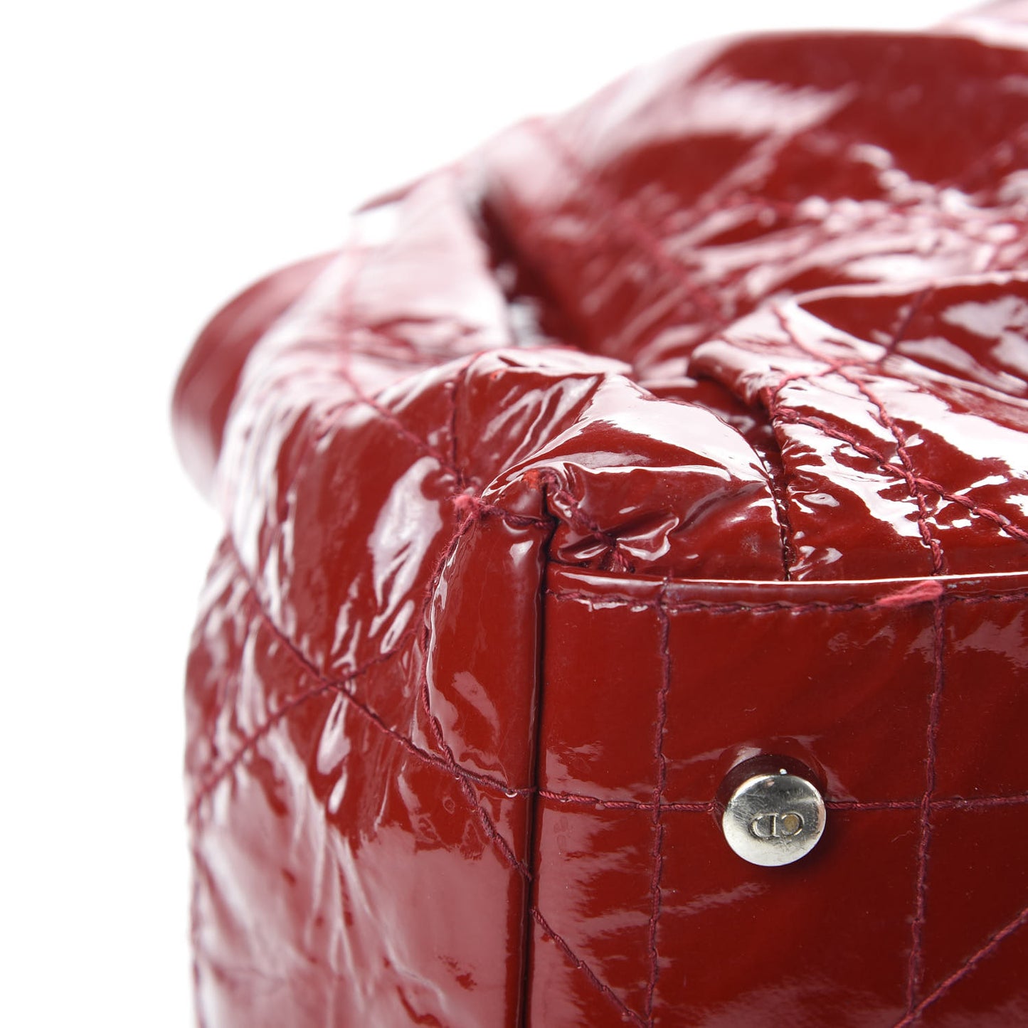 Patent Cannage Medium Le Trente Tote Red