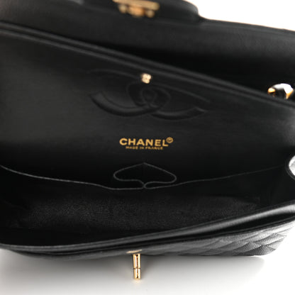 Chanel Caviar Quilted Medium Double Flap Black 5 of 11