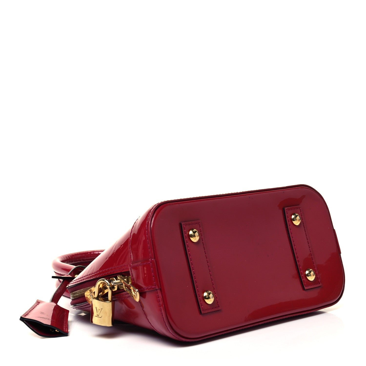 Louis Vuitton Vernis Alma BB Rose Indien 4 of 9