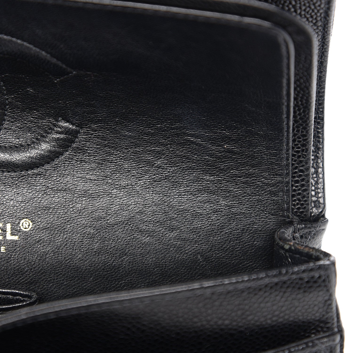 Chanel Caviar Quilted Medium Double Flap Black 8 of 14