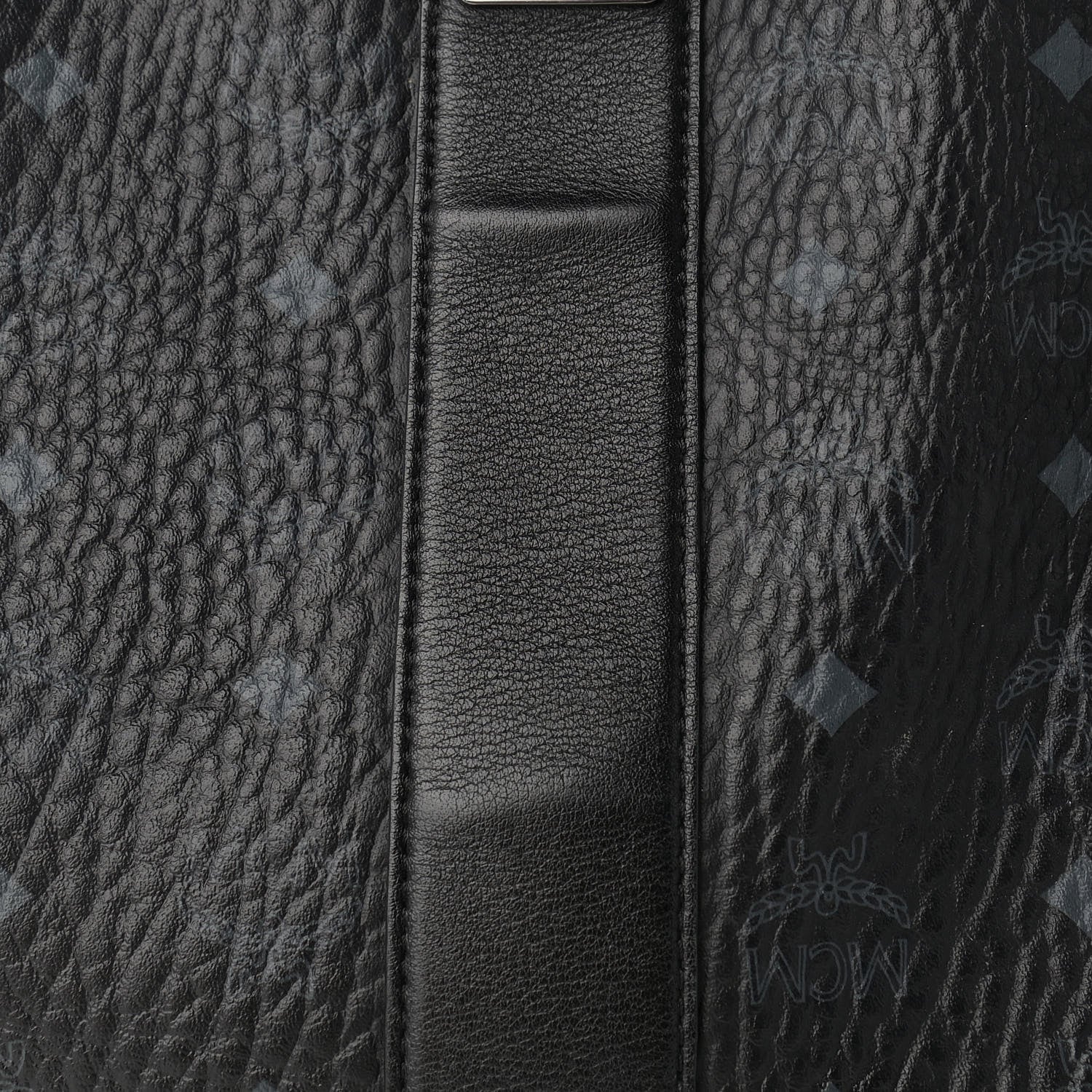 MCM Visetos Large Liz Reversible Shopper Tote Black 20 of 24