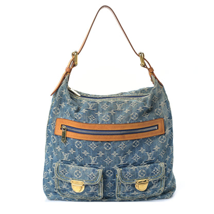 Louis Vuitton Denim Baggy GM Blue 1 of 8
