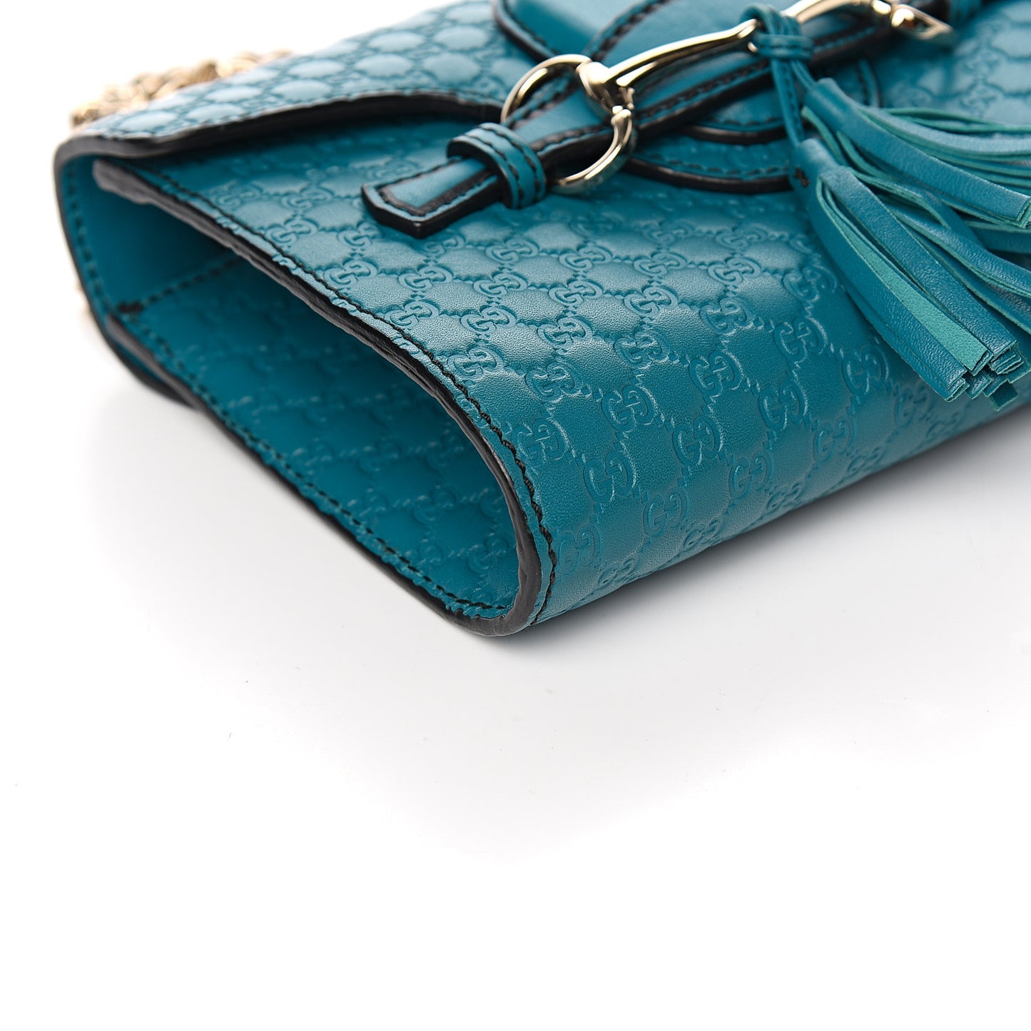 Microguccissima Mini Emily Shoulder Bag Deep Cobalt