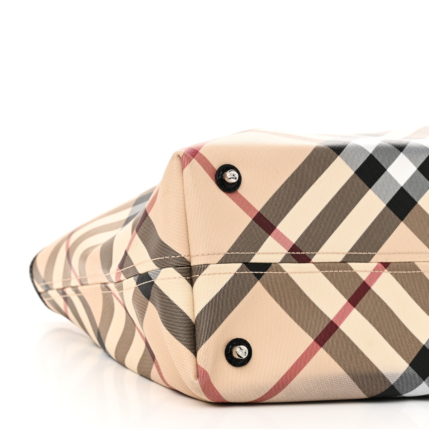 Burberry Nova Check Large Nickie Tote Black 8 of 11