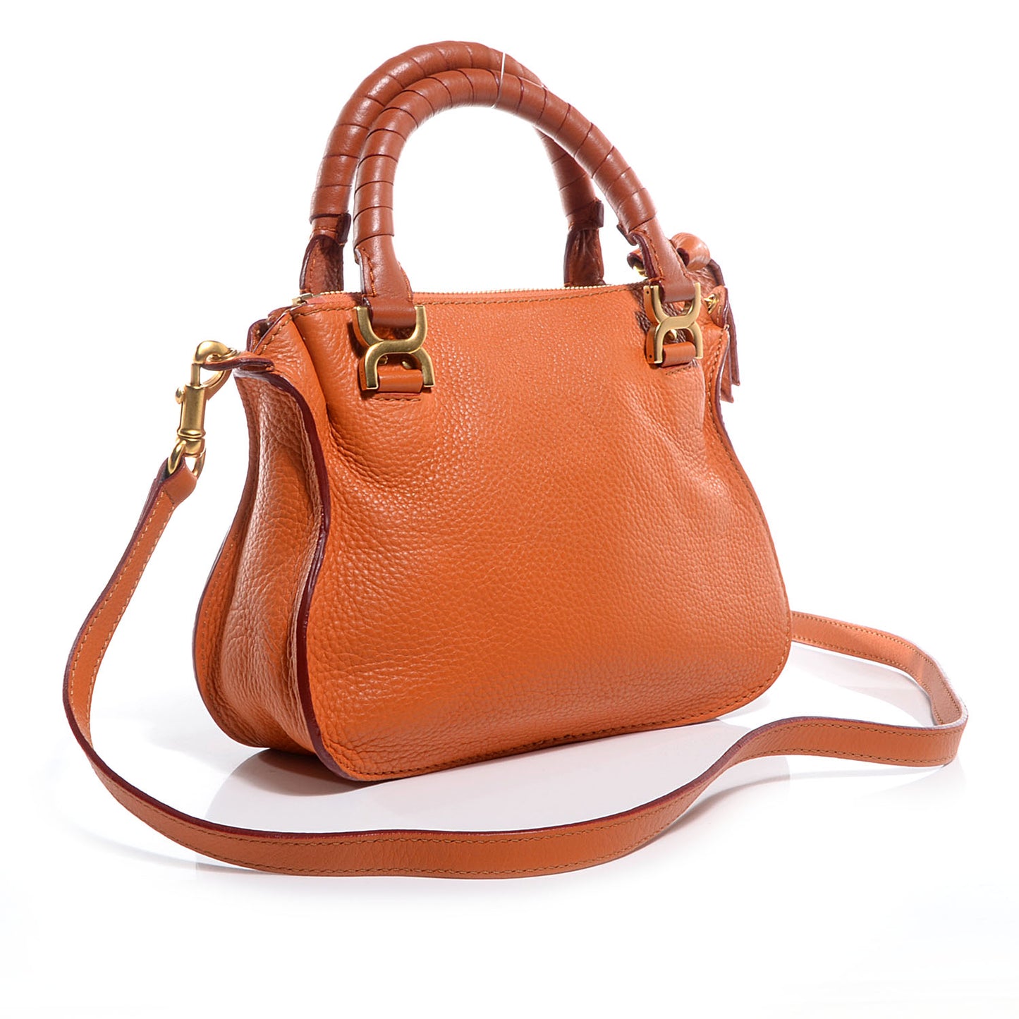 Calfskin Mini Marcie Satchel Indian Summer