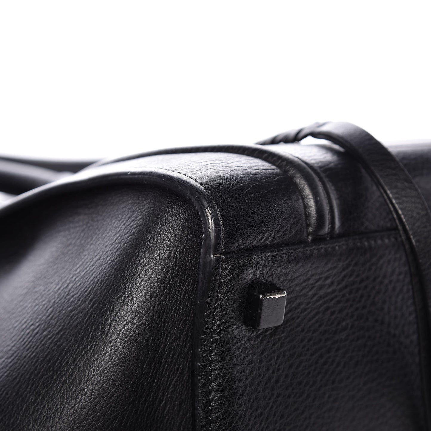 Supple Calfskin Medium Phantom Luggage Black
