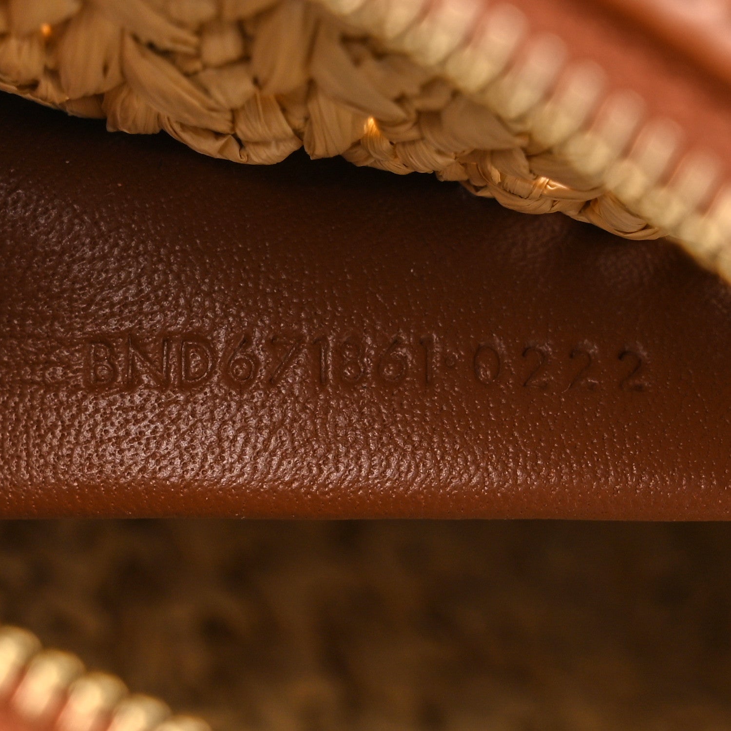 Saint Laurent Raffia Calfskin Monogram Jamie Cube Beige Brick 7 of 11