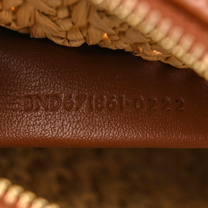 Saint Laurent Raffia Calfskin Monogram Jamie Cube Beige Brick 7 of 11