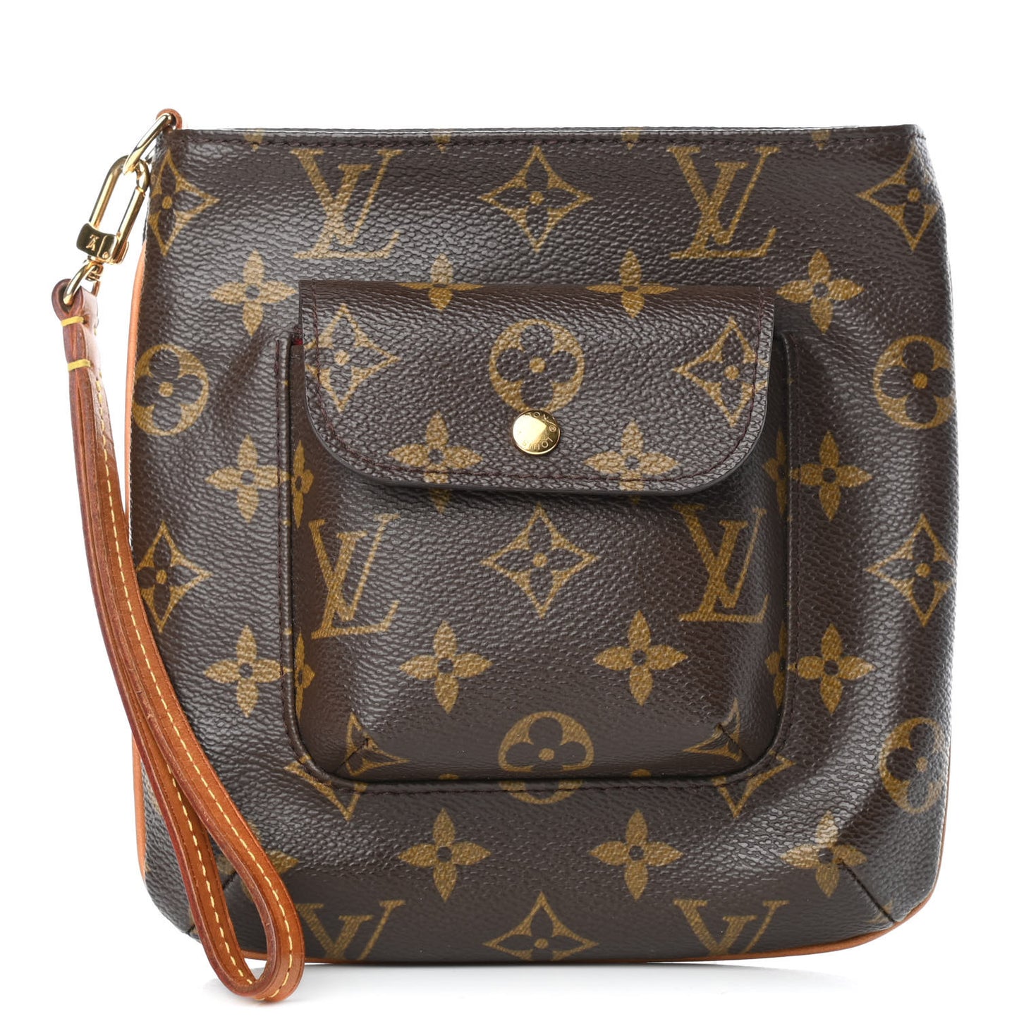 Monogram Partition Wristlet