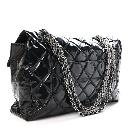 Chanel Vinyl Quilted XXL Reissue Flap Black 3 of 10