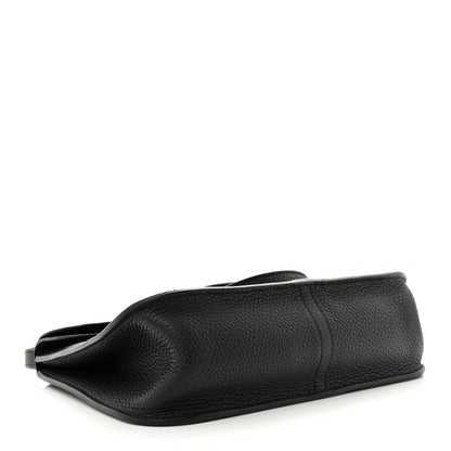 Hermes Taurillon Clemence Halzan 25 Black 4 of 11