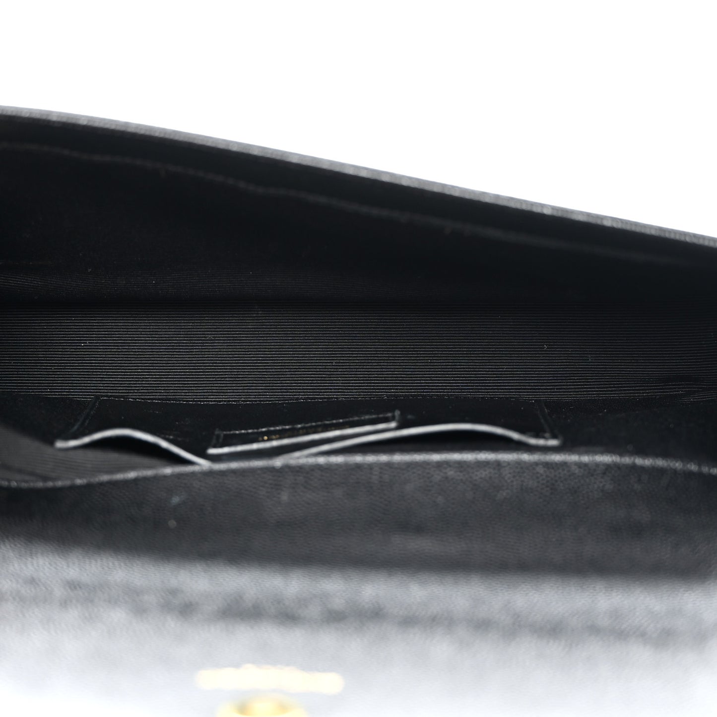 Grain De Poudre Monogram Cassandre Clutch Black