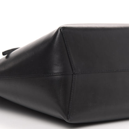 Mansur Gavriel Vegetable Tanned Calfskin Bucket Bag Black Flamma 7 of 16