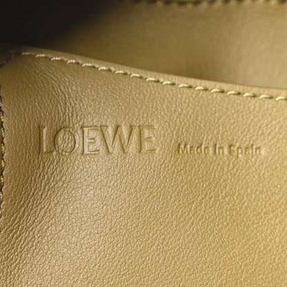 Loewe Raffia Calfskin Donut Chain Medium Ola Shoulder Bag Dark Khaki 6 of 11