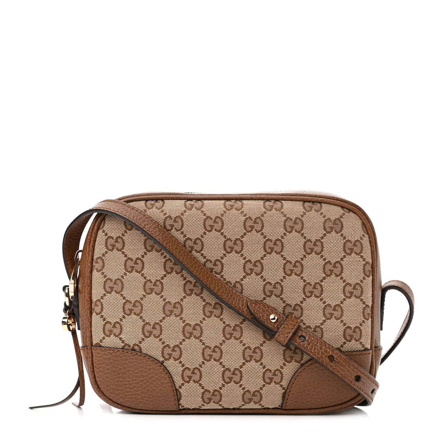Monogram Mini Bree Messenger Bag Beige Tabacco