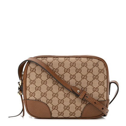 Gucci Monogram Mini Bree Messenger Bag Beige Tabacco 1 of 10