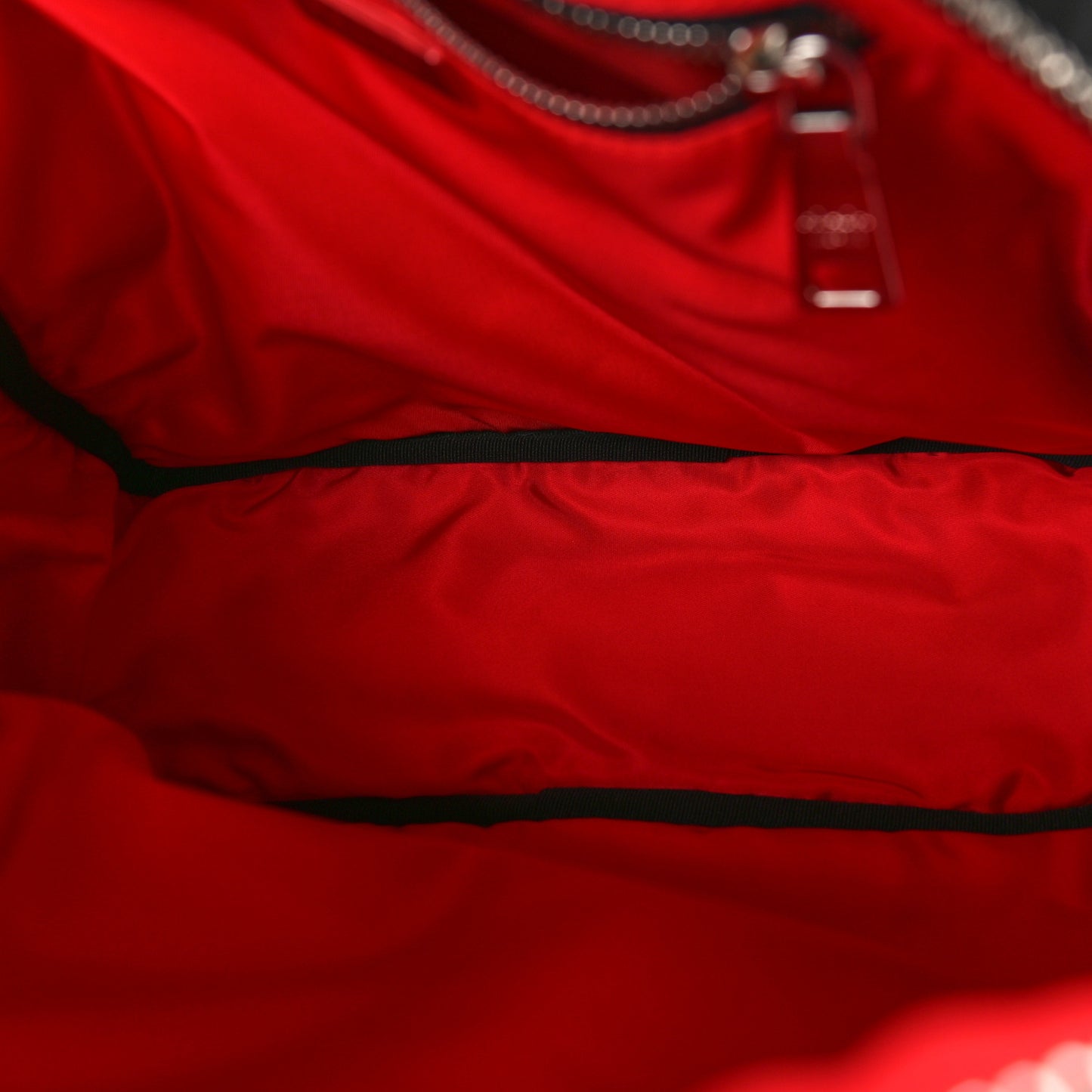 Tessuto Nylon Pocket Top Handle Bag Black Fuoco