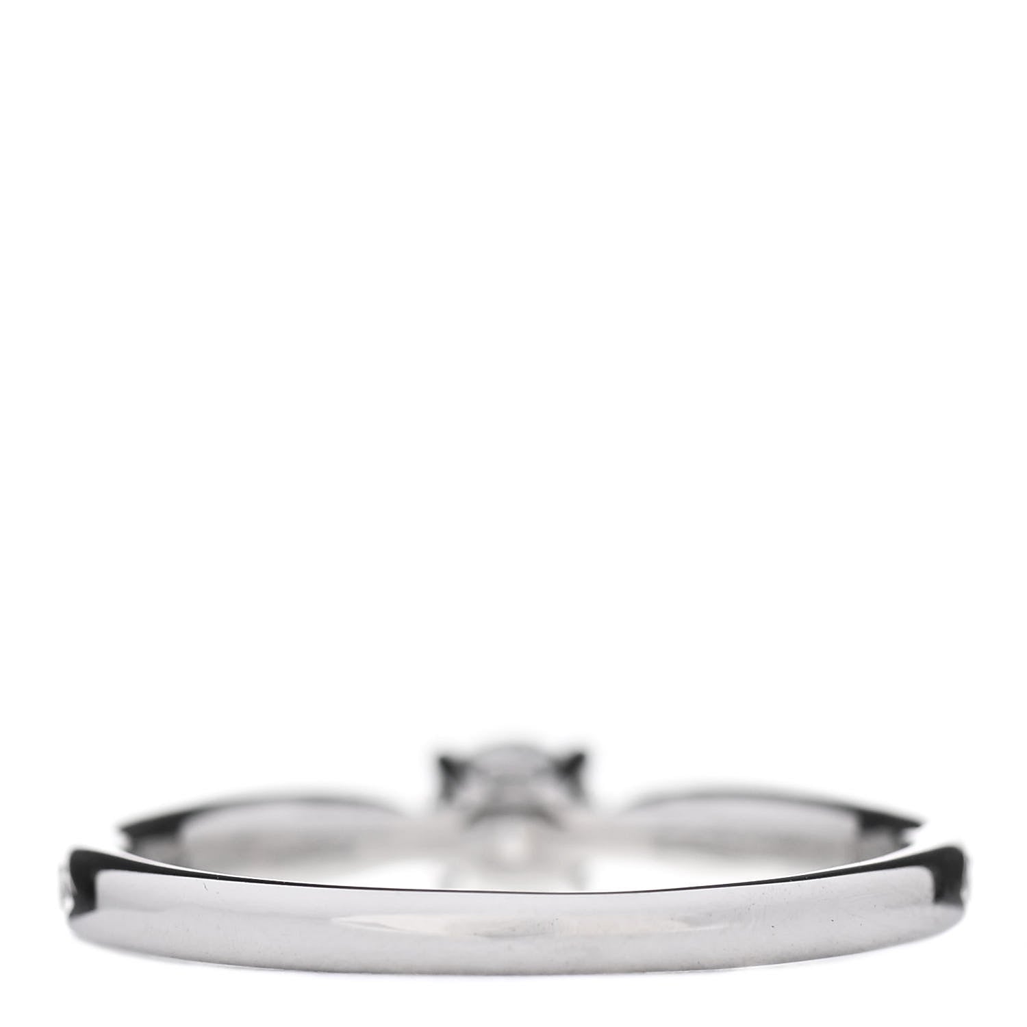 Tiffany Platinum Diamond .23ct Harmony Round Brilliant Engagement Ring 50 5.5 3 of 5