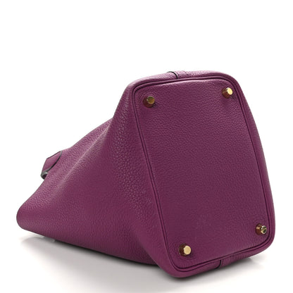 Hermes Taurillon Clemence Picotin Lock 18 PM Anemone 4 of 11