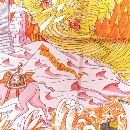 Hermes Silk Cosmographia Universalis Scarf 90 2 of 4