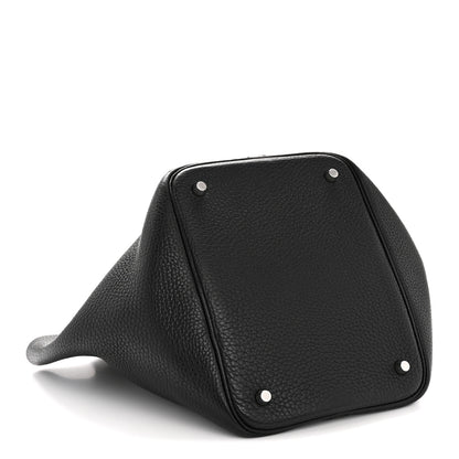 Hermes Taurillon Clemence Picotin Lock 22 MM Black 4 of 15
