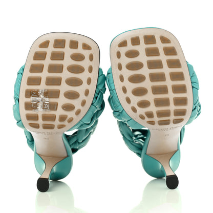 Bottega Veneta Shiny Nappa Intrecciato The Board Sandals 35 Linoleum 5 of 7
