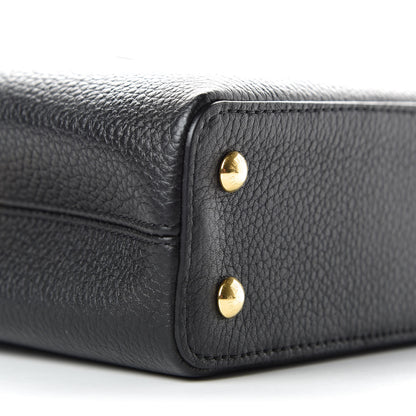 Louis Vuitton Taurillon Mini Capucines Black 7 of 9