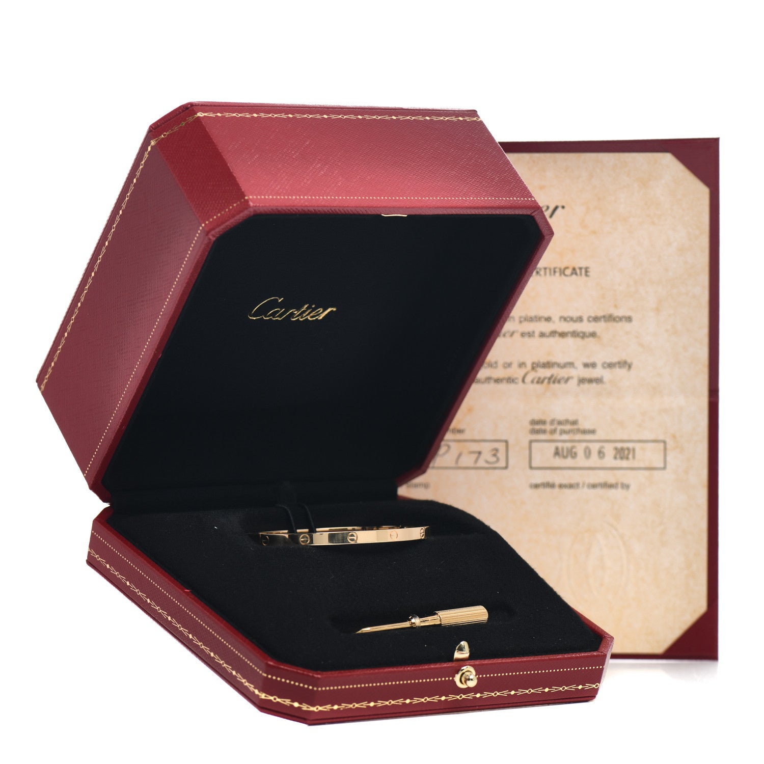 Cartier 18K Yellow Gold Small LOVE Bracelet 16 5 of 5