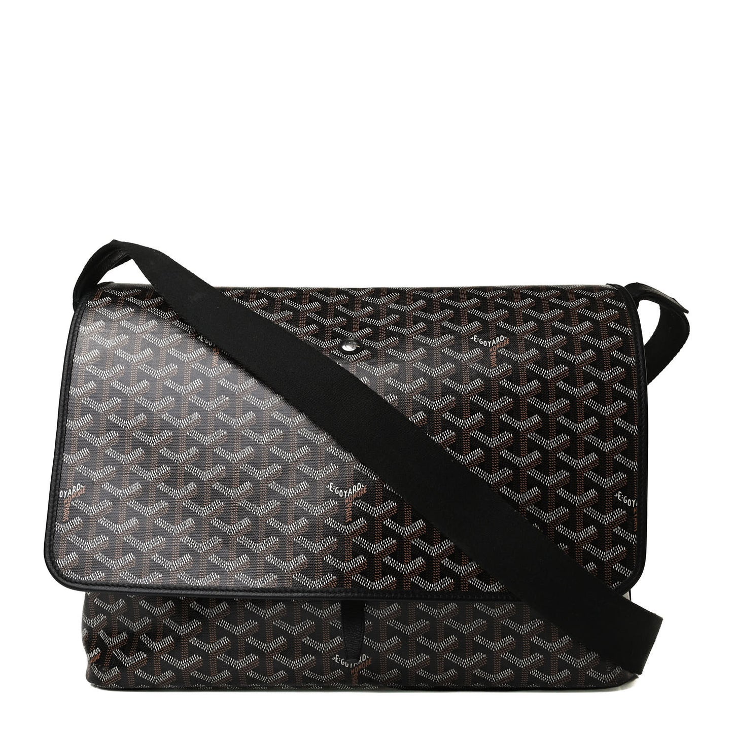 Goyardine Capetien Messenger Bag Black