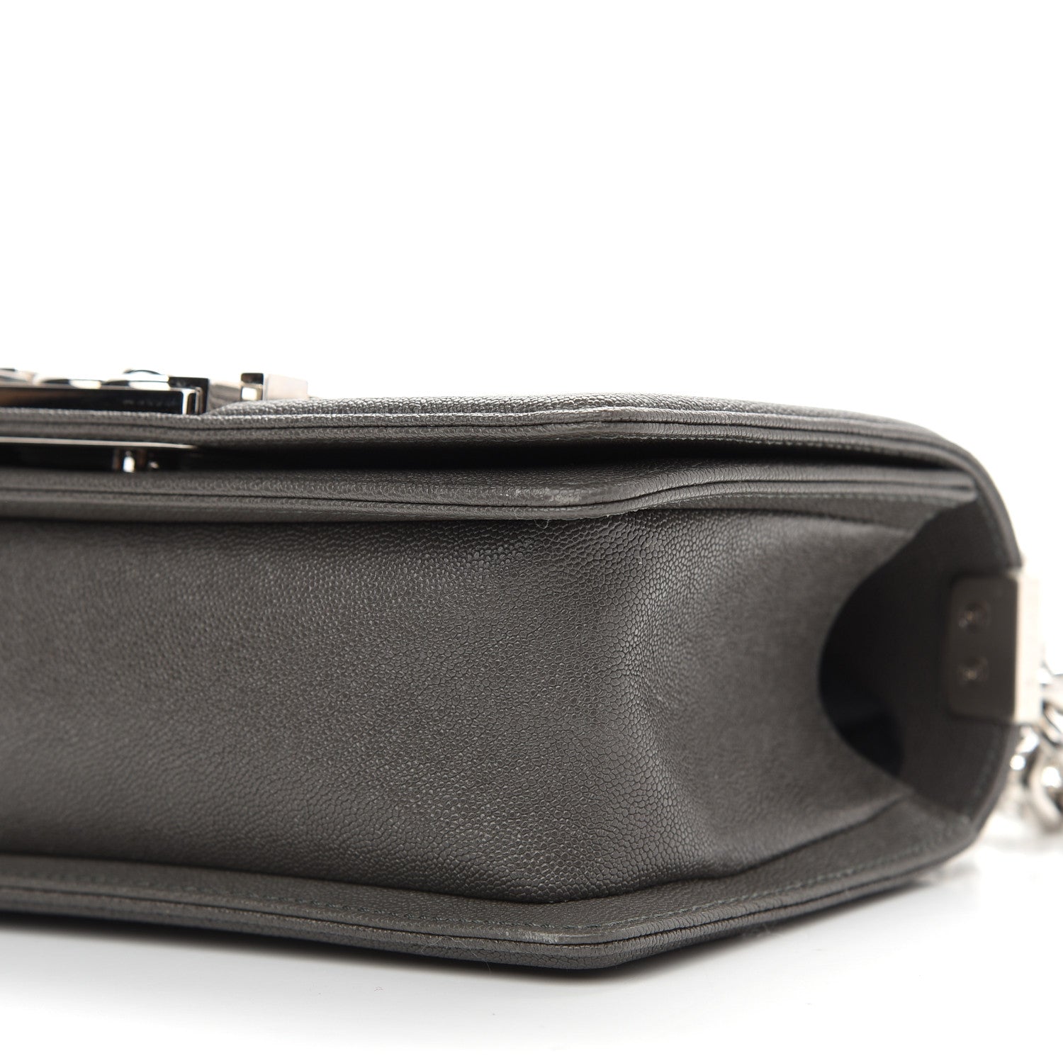 Chanel Caviar Quilted Small Boy Flap Grey 9 of 9