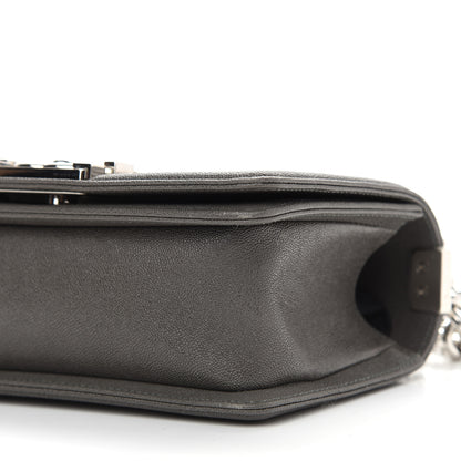 Chanel Caviar Quilted Small Boy Flap Grey 9 of 9