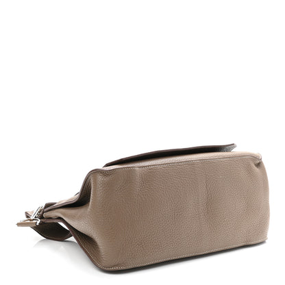 Hermes Taurillon Clemence Jypsiere 34 Etoupe 3 of 13