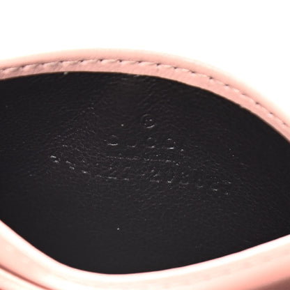 Gucci Calfskin Matelasse GG Marmont Card Holder Perfect Pink 8 of 9