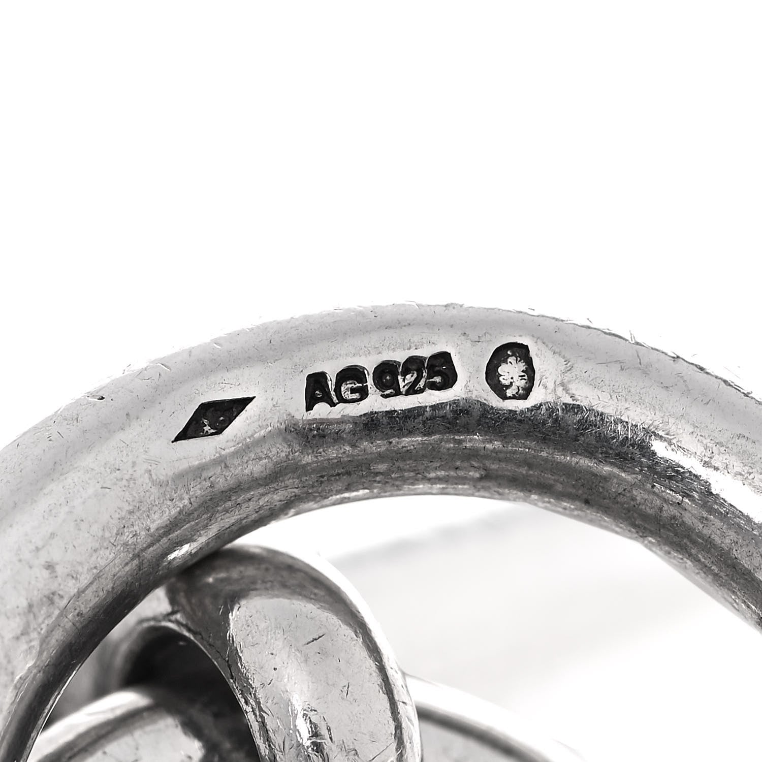 Hermes Sterling Silver TGM Chaine D'Ancre Bracelet 5 of 6