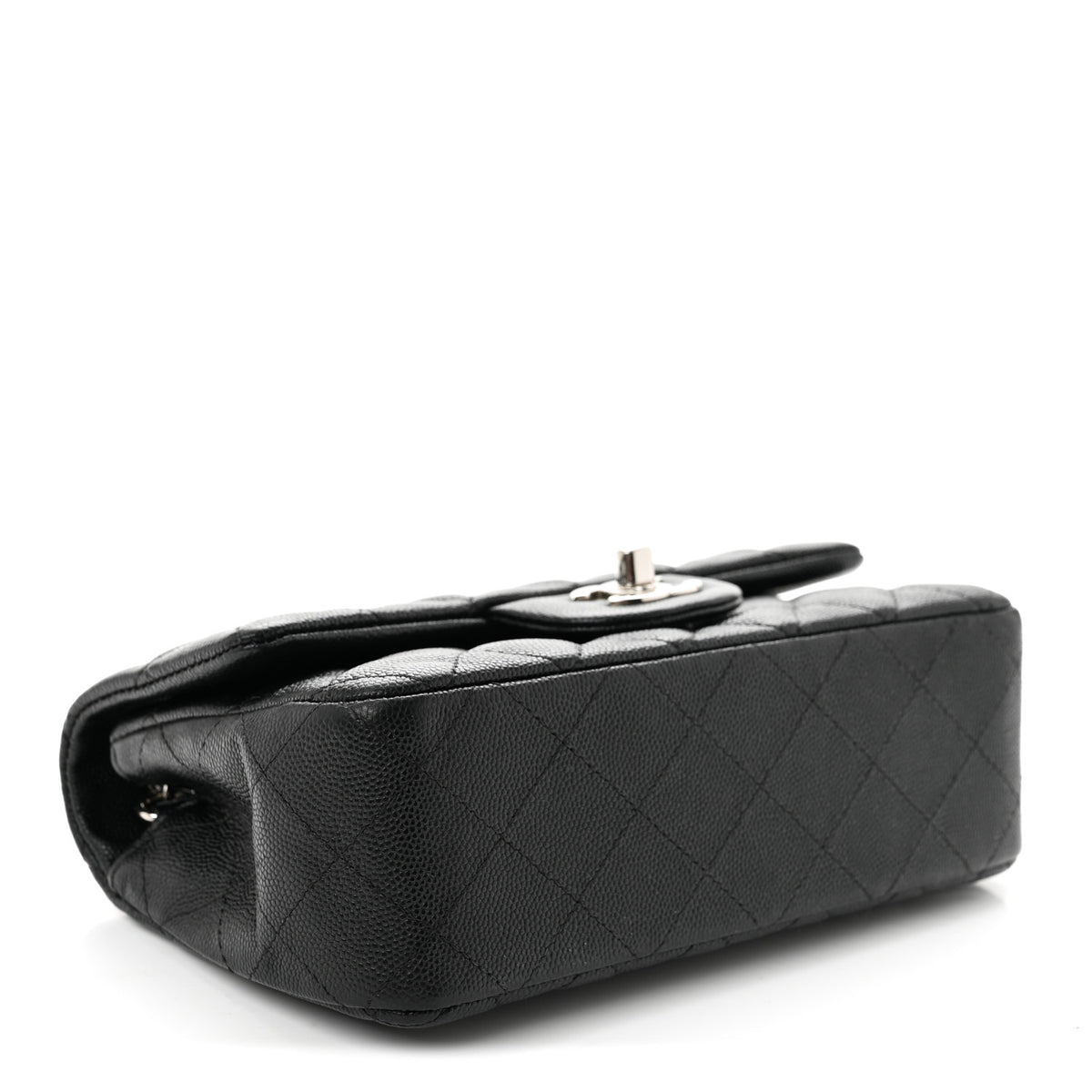 Chanel Caviar Quilted Mini Rectangular Flap Black 3 of 9