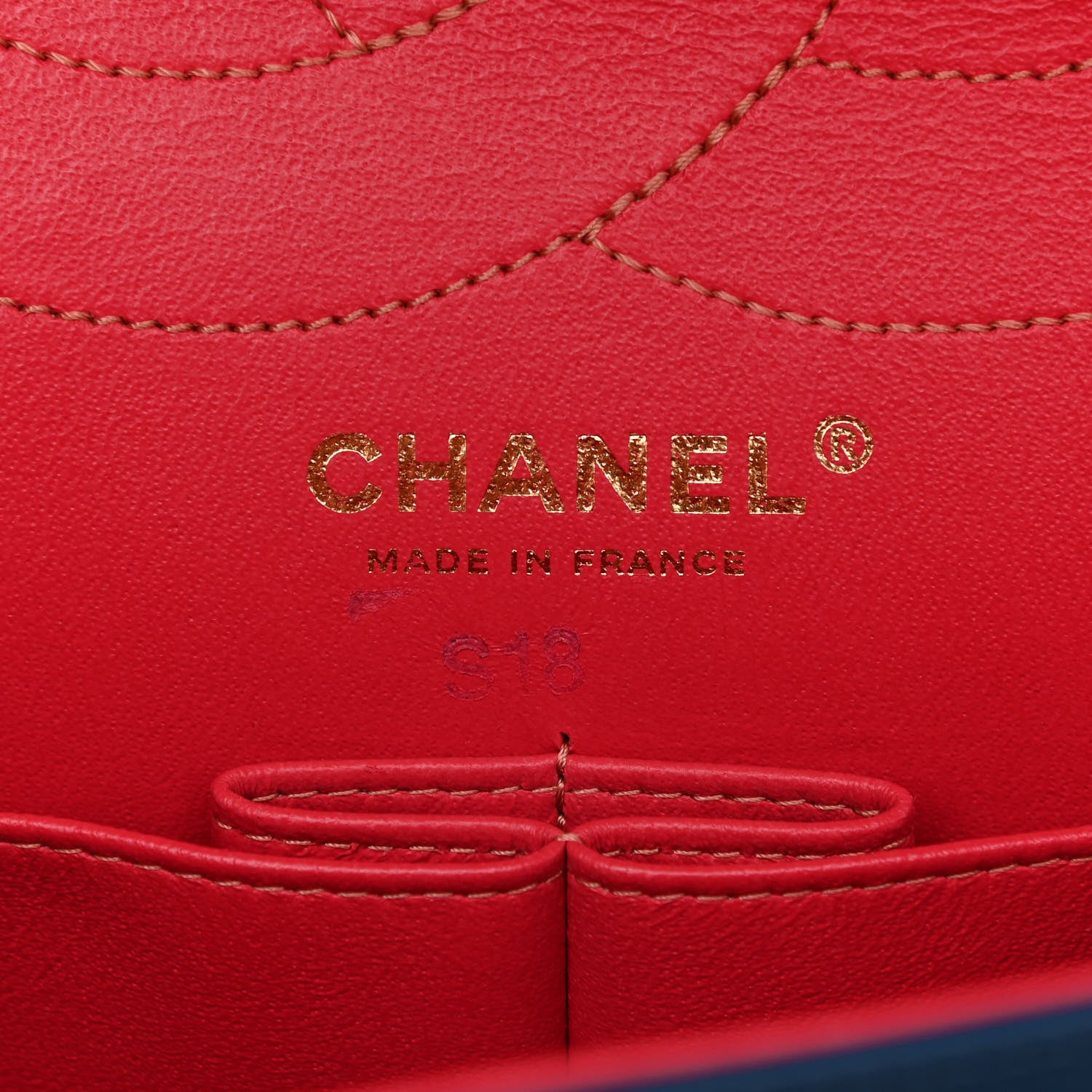 Chanel Sheepskin Chevron Quilted 2.55 Reissue 227 Flap Blue 5 of 9