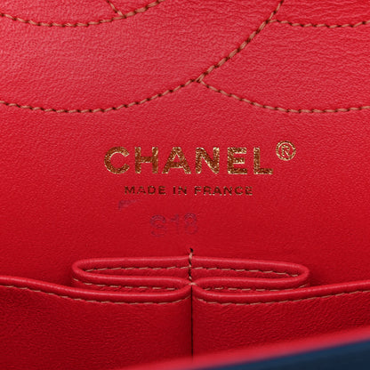 Chanel Sheepskin Chevron Quilted 2.55 Reissue 227 Flap Blue 5 of 9