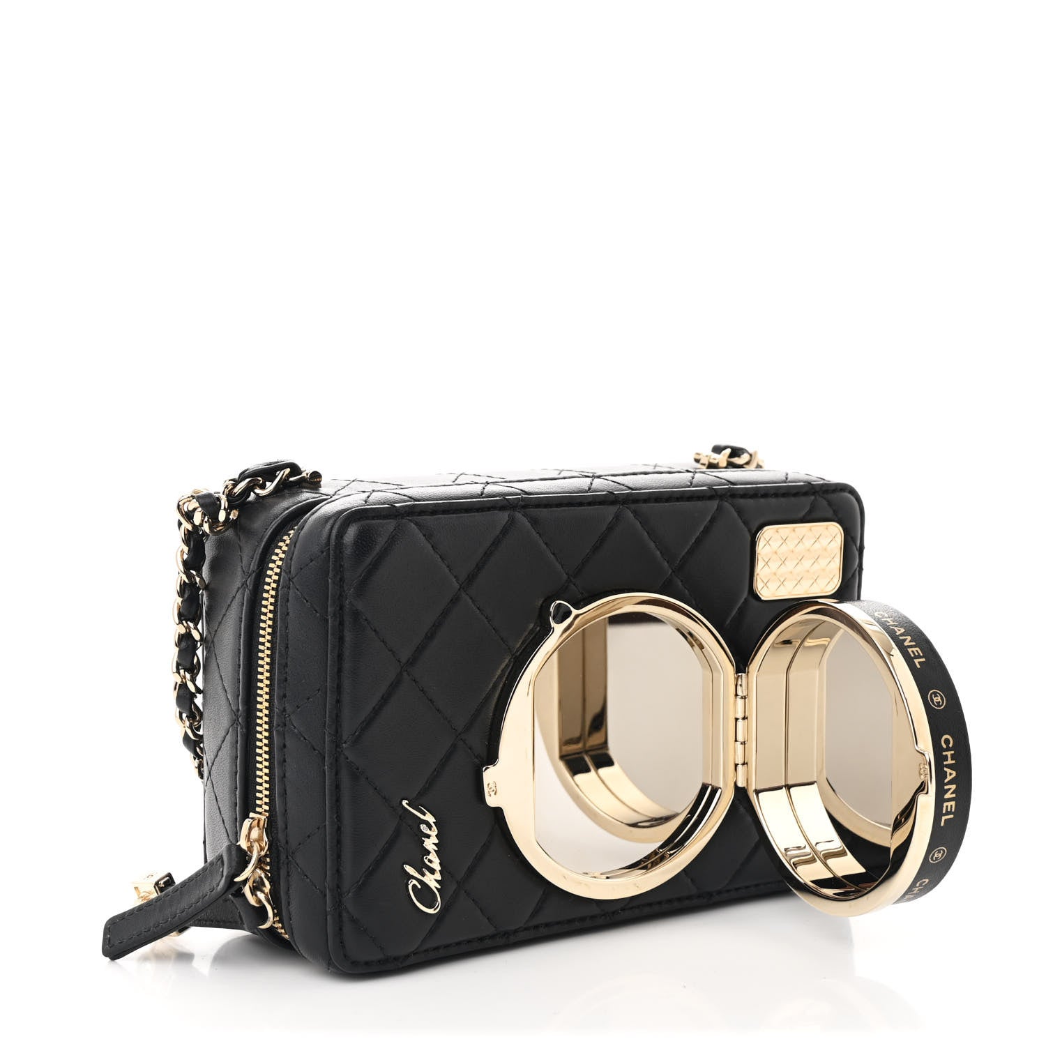 Chanel Lambskin Quilted Coco Click Bag Black 3 of 12
