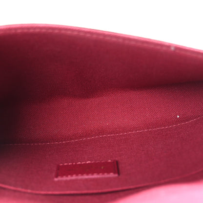 Louis Vuitton Monogram Pochette Felicie Chain Wallet Fuchsia 5 of 8