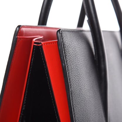 Christian Louboutin Calfskin Patent Studded Large Paloma Black 11 of 14