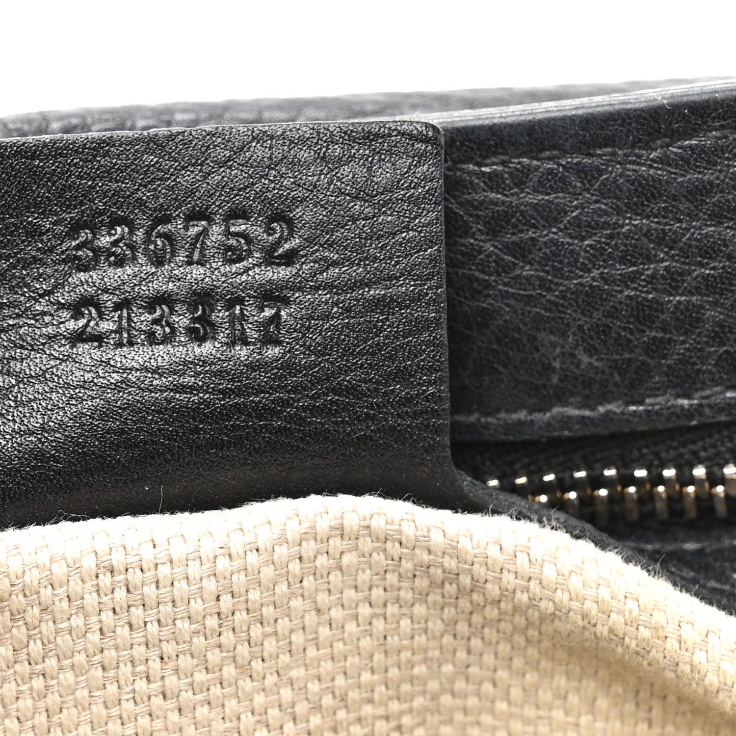 Gucci Pebbled Calfskin Medium Soho Flap Crossbody Black 12 of 27