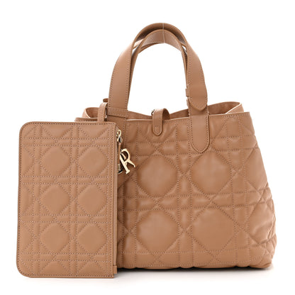 Christian Dior Calfskin Macrocannage Medium Toujours Tan 3 of 11