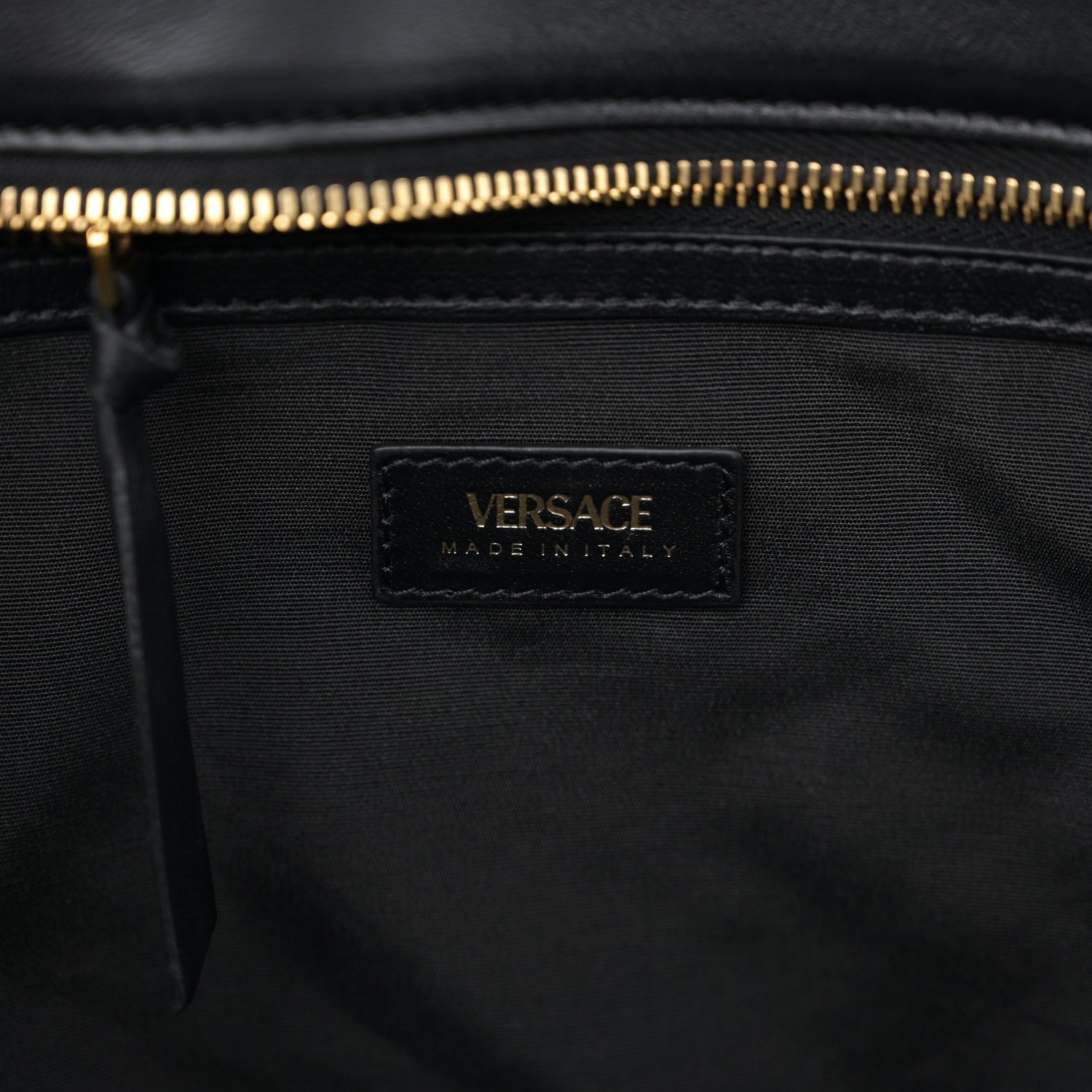 Versace Nappa Quilted La Medusa Chain Tote Black 6 of 9