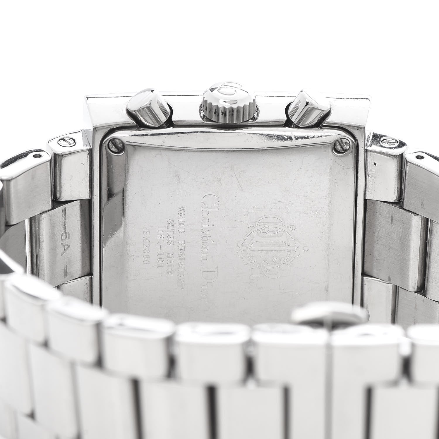 Christian Dior Stainless Steel Diamond 31mm Riva Chronograph Quartz Watch 5 of 5