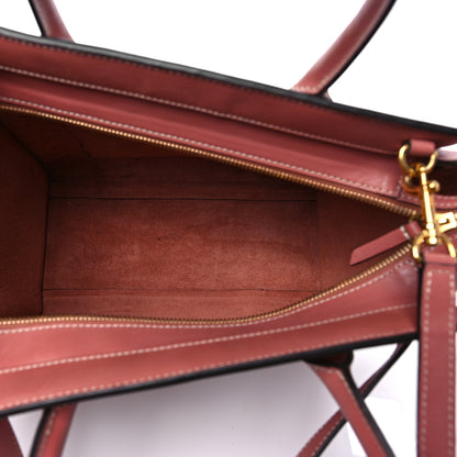 Mulberry Silky Calfskin Small Bayswater Zip Tote Antique Rose 4 of 7
