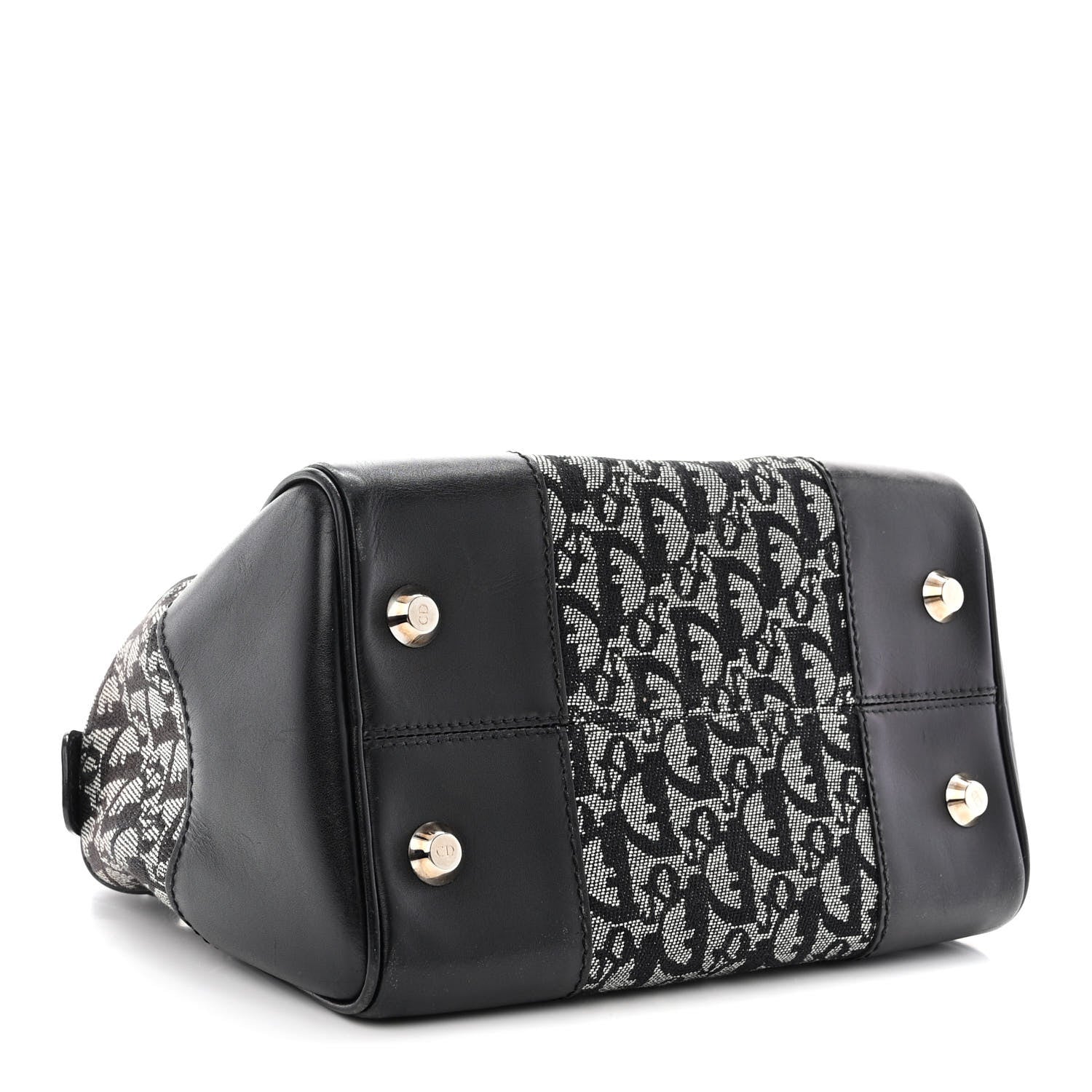 Christian Dior Monogram Boston Black 4 of 11