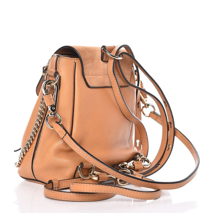 Chloe Suede Calfskin Mini Faye Backpack Blushy Pink 3 of 12